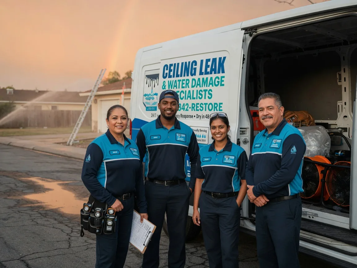 Ceiling Leak Cleanup company in Corning, CA